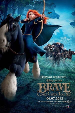 15. Phim Brave - Can đảm của Merida.